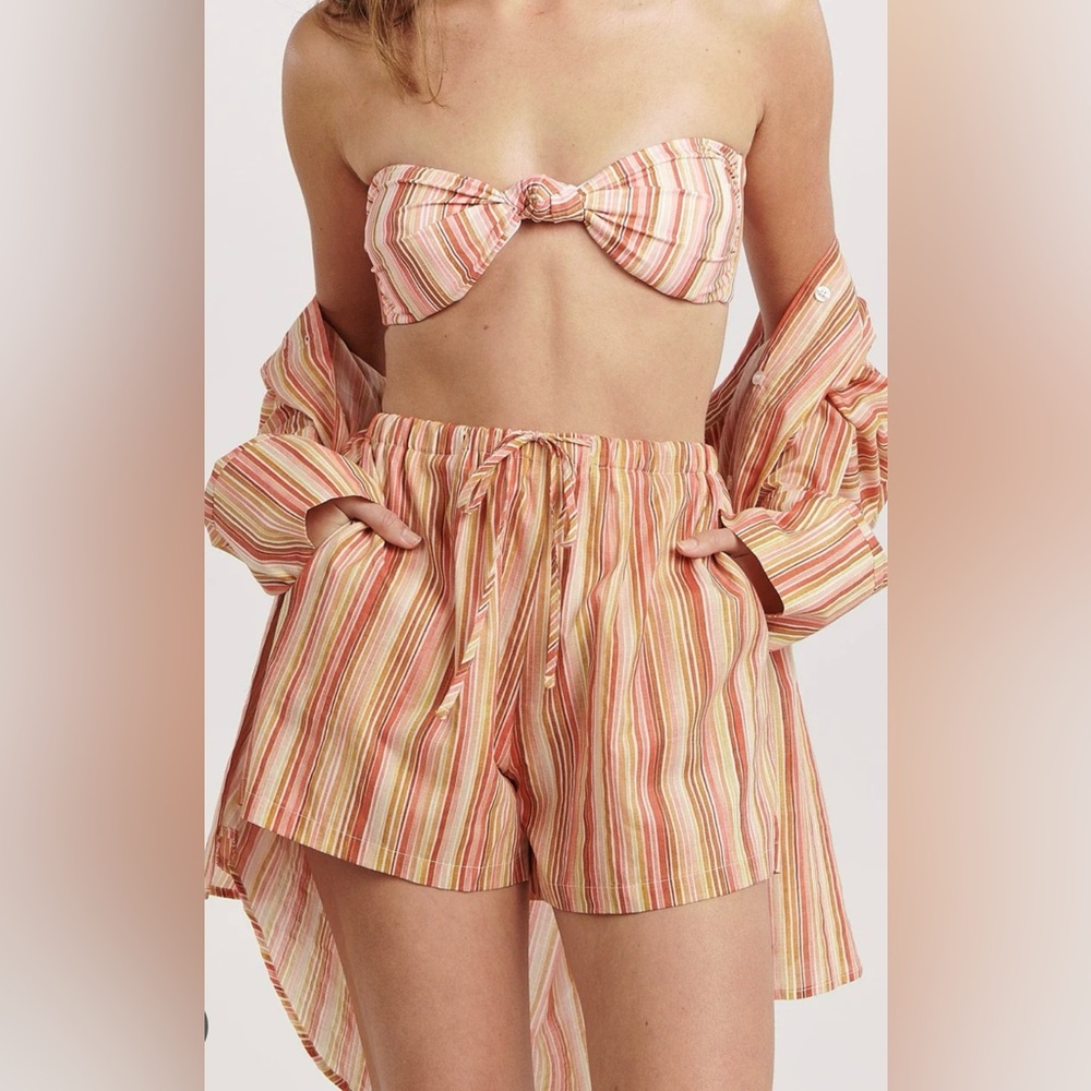 Charlie Holiday/Anthropologie Payne Striped Shorts
